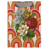 Porte-bloc Cute Colorful Floral Clipboard (Devant)