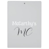Porte-bloc Cute Customized Personal Name Clipboard  (Dos)