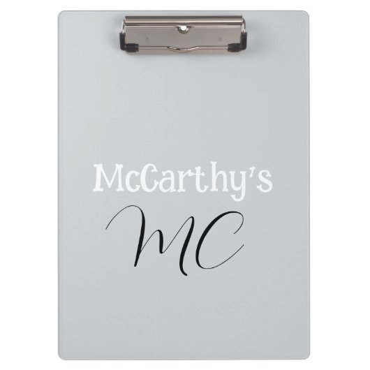 Porte-bloc Cute Customized Personal Name Clipboard  (Devant)