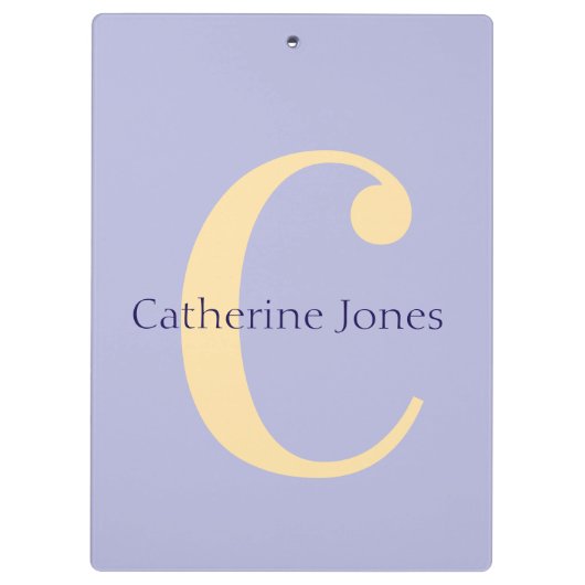 Porte-bloc Cute Customized Personal Name Clipboard  (Dos)