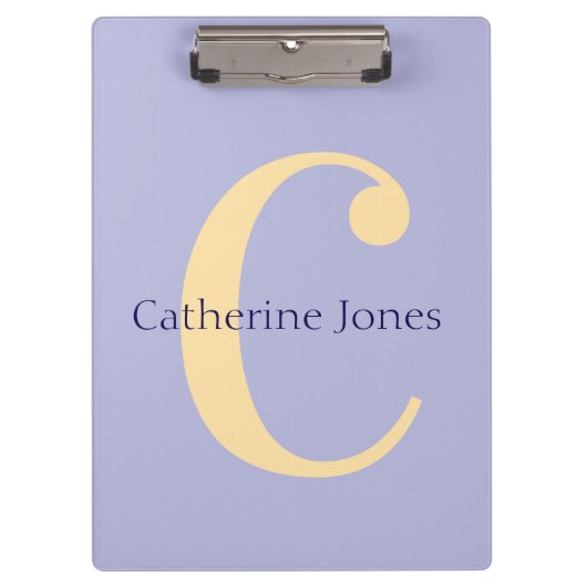 Porte-bloc Cute Customized Personal Name Clipboard  (Devant)