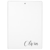 Porte-bloc Cute Customized Personalized Name Clipboard  (Dos)