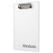 Porte-bloc Cute Customized Personalized Name Clipboard  (Gauche)