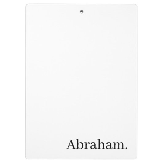 Porte-bloc Cute Customized Personalized Name Clipboard  (Dos)