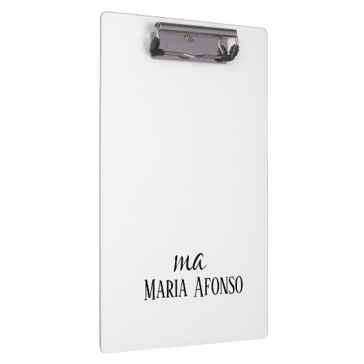 Porte-bloc Cute Customized Personalized Name Clipboard (Swatch)