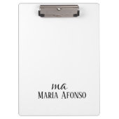 Porte-bloc Cute Customized Personalized Name Clipboard (Devant)
