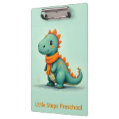 Porte-bloc Cute Dinosaur Wearing an Orange Scarf (Gauche)