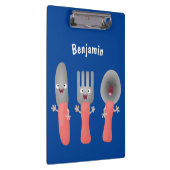 Porte-bloc Cute fourche couteau et cuillère dessin de couvert (Swatch)