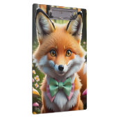 Porte-bloc Cute Fox avec arc vert et rose (Swatch)
