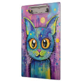 Porte-bloc Cute Funny Kitty Cat Mixed Media Animal Pet (Gauche)