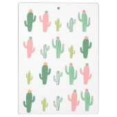 Porte-bloc Cute Girly Succulent Cactus Personnalisé (Dos)