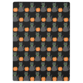 Porte-bloc Cute Halloween Chat et Citrouille (Dos)