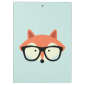 Porte-bloc Cute Hipster Red Fox (Dos)
