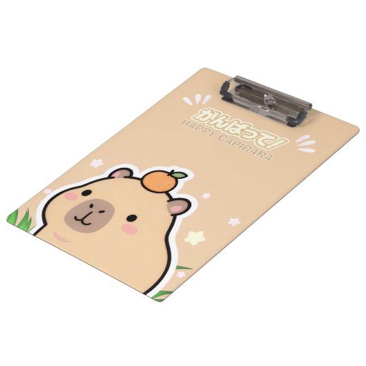 Porte-bloc Cute Kawaii Capybara  (Incliné)