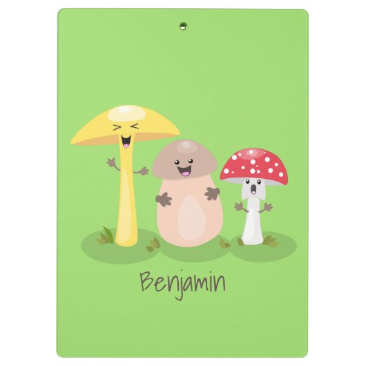 Porte-bloc Cute kawaii champignon champignon toadstool (Dos)