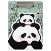 Porte-bloc Cute Kawaii Panda Clipboard (Devant)