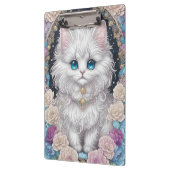 Porte-bloc Cute Kitten avec Fleurs (Gauche)