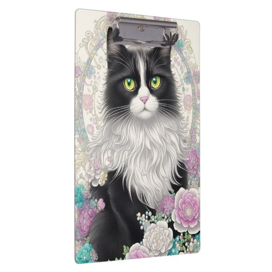Porte-bloc Cute Kitten avec Fleurs (Swatch)