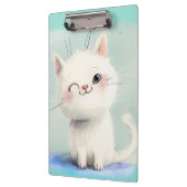 Porte-bloc Cute Kitten blanc (Gauche)