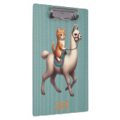 Porte-bloc Cute Kitten Riding Fluffy Llama Nom personnalisé (Swatch)