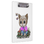 Porte-bloc Cute Kitty Chat et Papillon (Swatch)