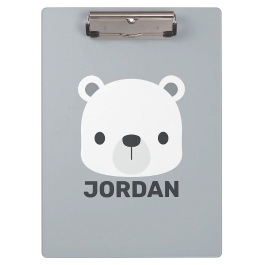 Porte-bloc Cute Little Polar Bear (Devant)