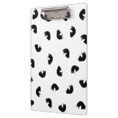 Porte-bloc CUTE Motif de chat noir et blanc (Gauche)