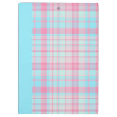 Porte-bloc Cute plaid pastel pink Daisy Notes Notebook (Dos)