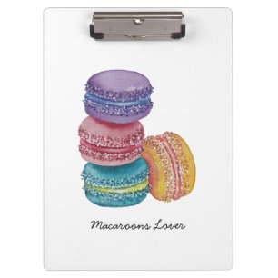 Porte-bloc Cute Rainbow Macaroons In Watercolor