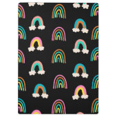 Porte-bloc Cute Rainbow Patten personnalisable enseignant (Dos)