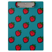 Porte-bloc Cute Red Strawberry Pattern for Vegetarians (Devant)