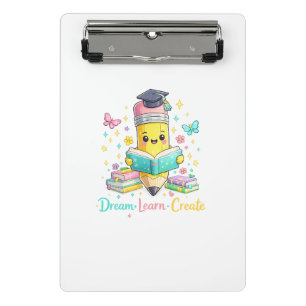 Porte-bloc Cute Scholar Crayon & Livres Mini Pince