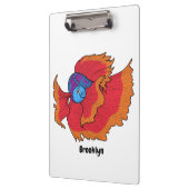 Porte-bloc Cute Siamese combat poisson betta dessin (Gauche)