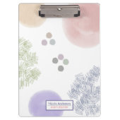 Porte-bloc Cute Simple Pastel Abstrait Brosse Stroke (Devant)