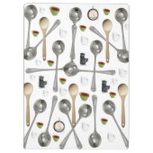 Porte-bloc Cute Spoons Wooden Spoons Clipboard  (Dos)
