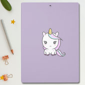 Porte-bloc Cute Unicorn violet Porte - bloc