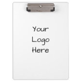 Porte-bloc Cute Your Logo Here Black & White Clipboard  (Devant)