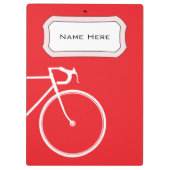 Porte-bloc Cycle rouge (Dos)