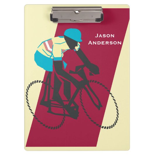 Porte-bloc Cycliste n° 2 (Devant)