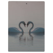 Porte-bloc Cygnes sur le lac (Dos)