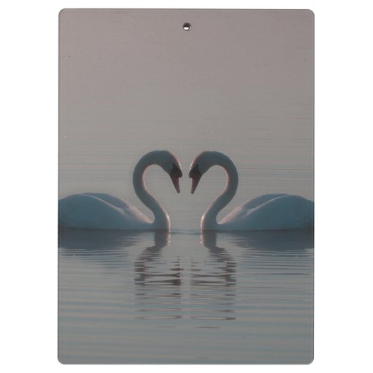 Porte-bloc Cygnes sur le lac (Dos)