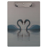 Porte-bloc Cygnes sur le lac (Devant)