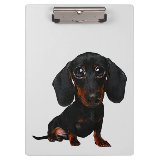 Porte-bloc Dachshund Chien Caricature Porte - bloc (Devant)