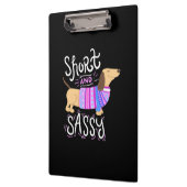 Porte-bloc Dachshund Court Et Sassy (Gauche)