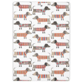 Porte-bloc Dachshund Wiener Saucisse Chien (Dos)