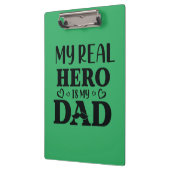 Porte-bloc Daddy Gift My Real Hero Is My Hero (Gauche)