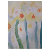 Porte-bloc Daffodiles Abstraits (Dos)