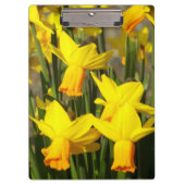 Porte-bloc Daffodiles de printemps jaune Floral (Devant)