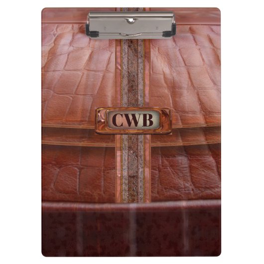 Porte-bloc Daffy Cool Rétro Beau Monogramme (Devant)