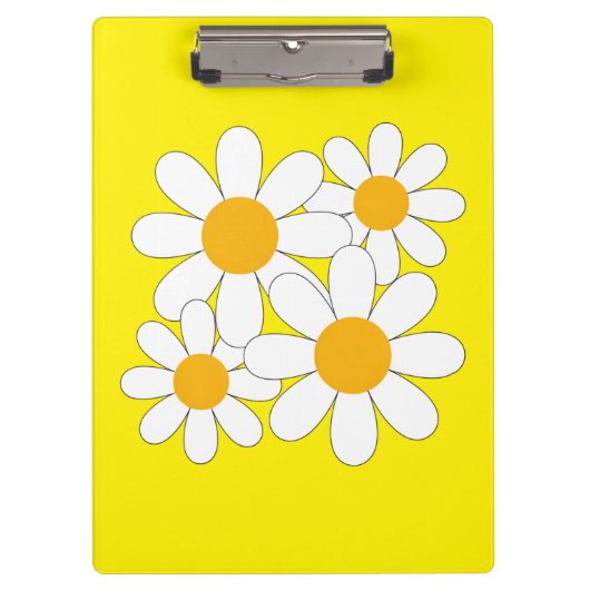 Porte-bloc Daisy Lumineuse et Audacieuse (Devant)